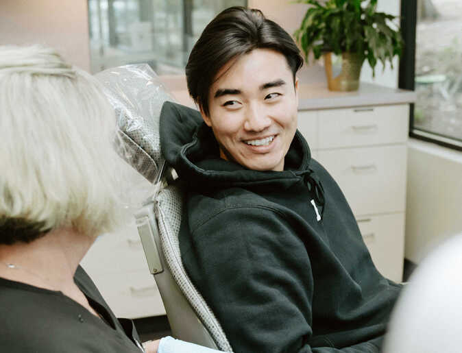 girl in chair
